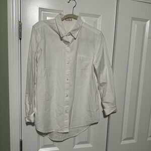 Artizia Sunday Best White Blouse Size Medium